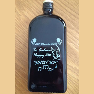 Engraved Liqueur bottle